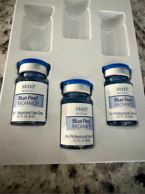 Obagi Blue Peel Radiance Professional Peel 3 Vials NWT